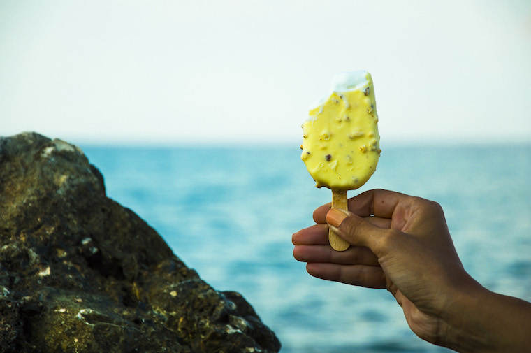 Holding Ice cream Foap