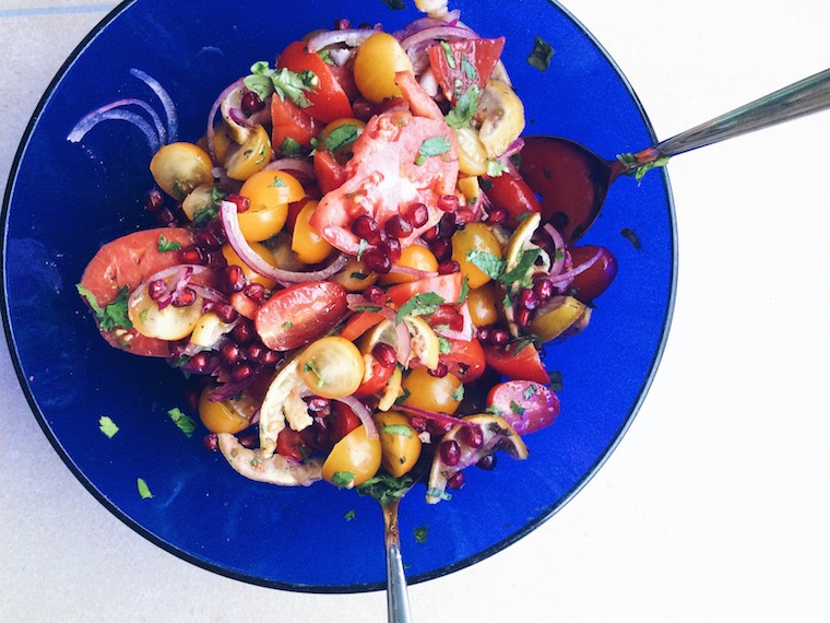 Delicious Tomato and lemon salad