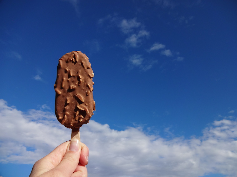 Holding Ice cream