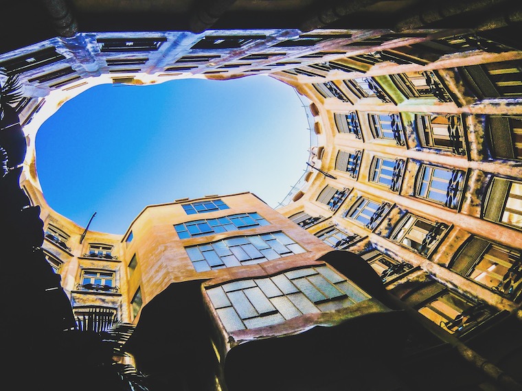 Looking up