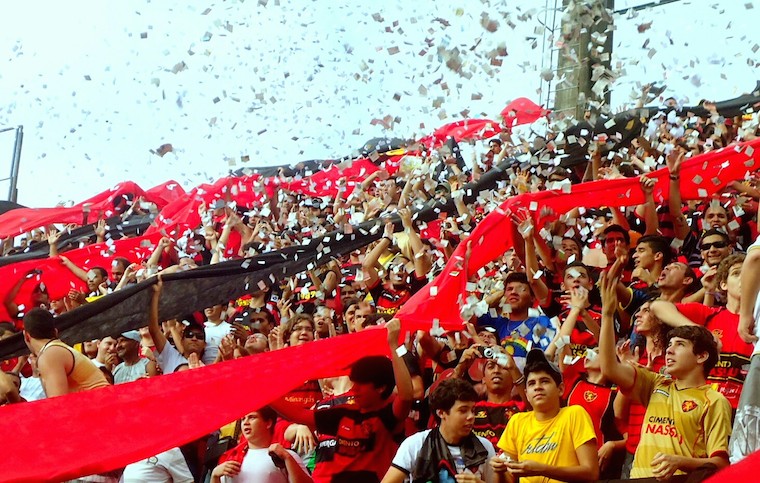 Football fans Brazil